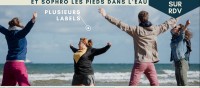Sophro Nature Evasions : tourisme de Bien-Etre : sophro les pieds dans l'eau, plages du débarquement, Normandie
